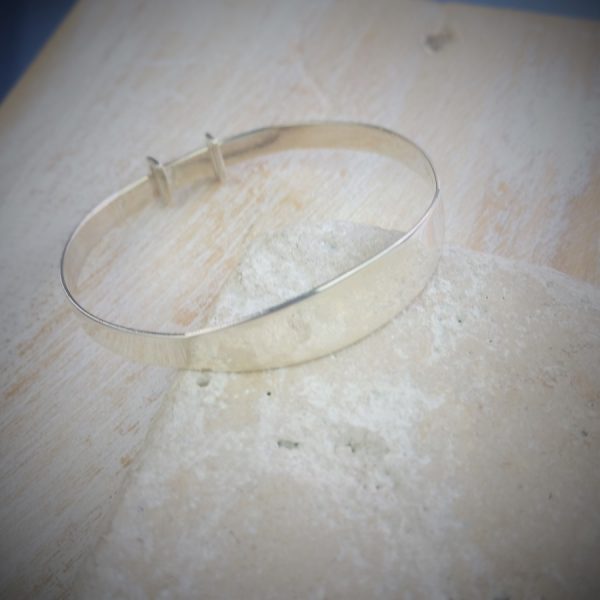 Personalised Solid Silver Baby Bangle