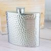 Personalised Hip Flask With Iridescent Sateen Finish