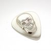 Sterling Silver Dauthuz Skull Plectrum with Free Engraving