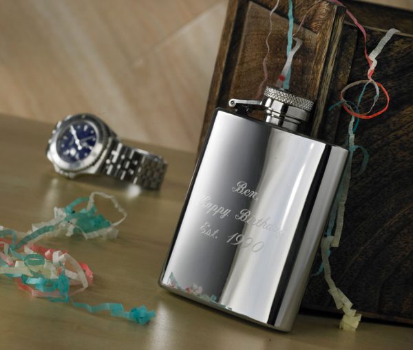 3oz Engraved Hip Flask with Free Engraving