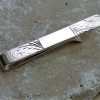 Personalised Prestigious Handmade Sterling Silver Tie Slide