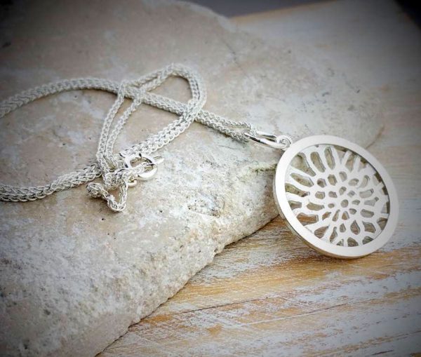 Sea Of Life Silver Charm And Necklace