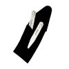 Personalised Sterling Silver Hammer Texture Collar Stiffeners