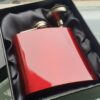 Striking Personalised Hip Flask With Presentation Box